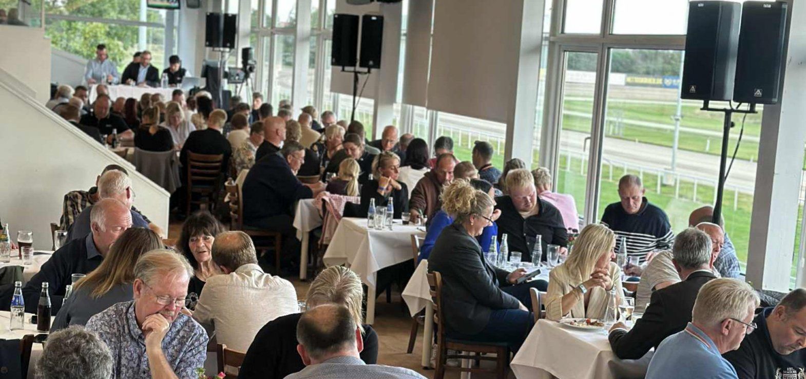 Aalborg Væddeløbsbanes restaurant ifm. Danish Yearling Sale i lørdags.