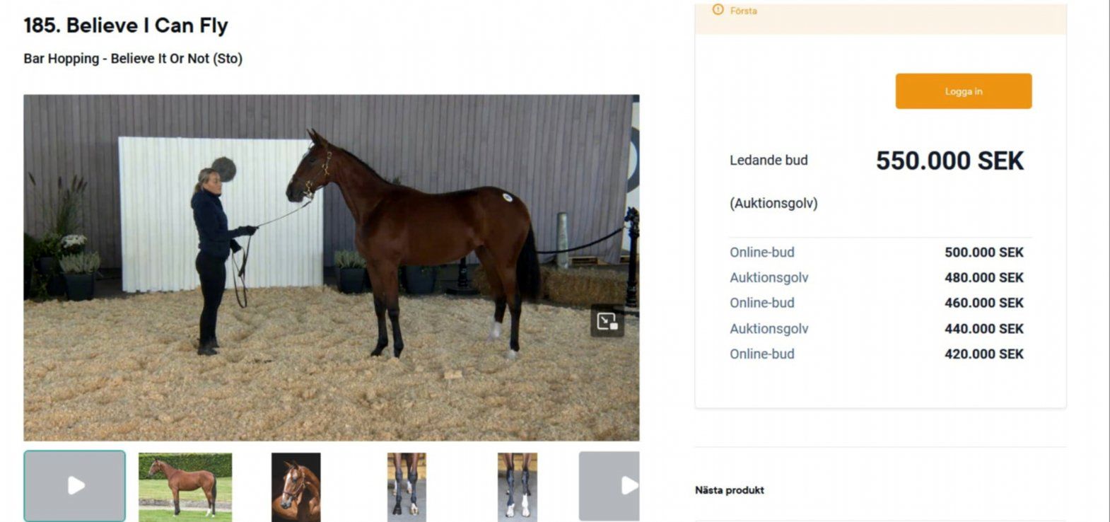 Leo Søndergaard Larsen fik 550.000 for sin Bar Hopping-hoppe Believe I Can Fly