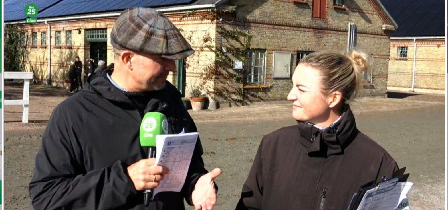 Steen Madsen og Nicole Marsing på Bet25 Live.