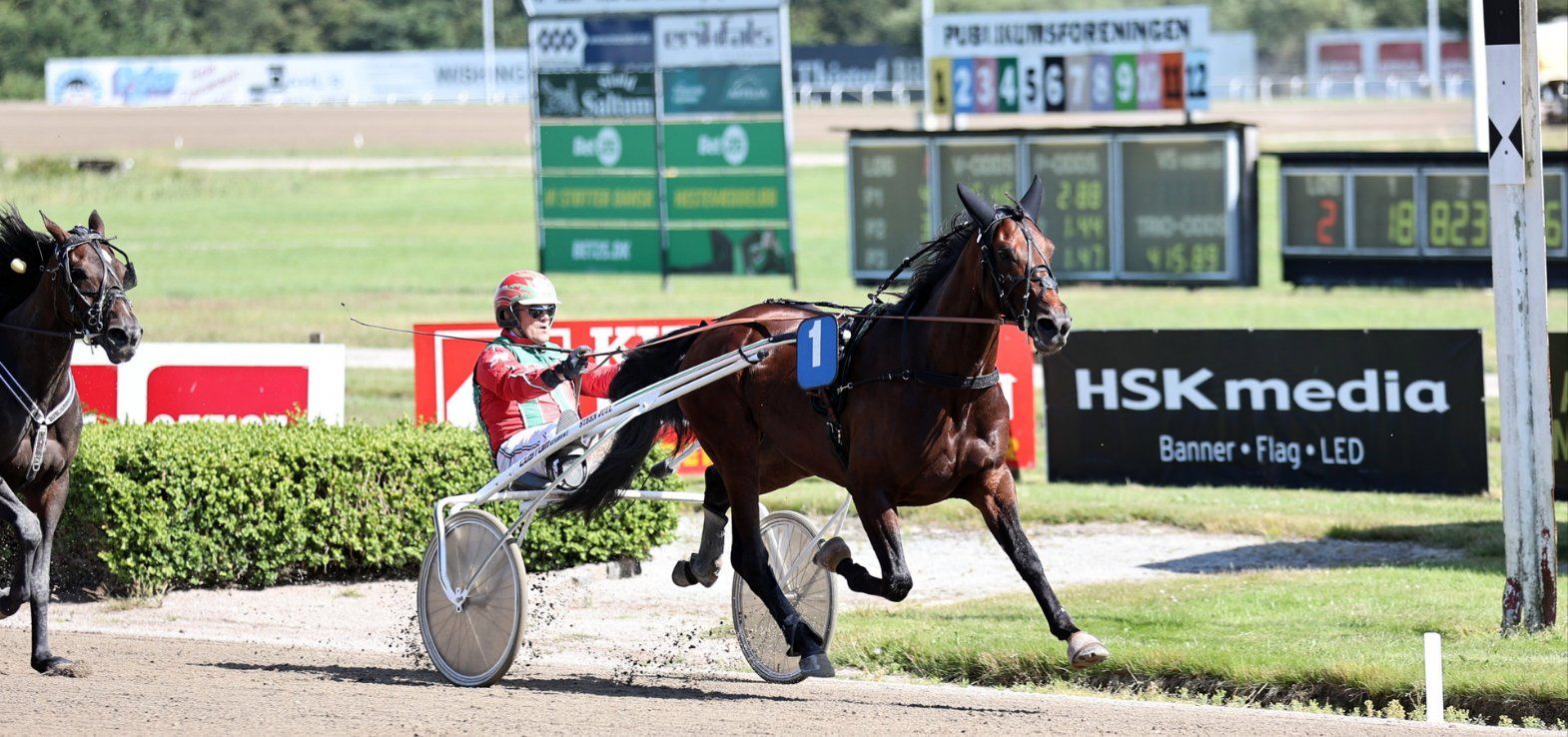 Keep The Money ved en tidligere sejr i Aalborg med Steen Juul i sulkyen.
