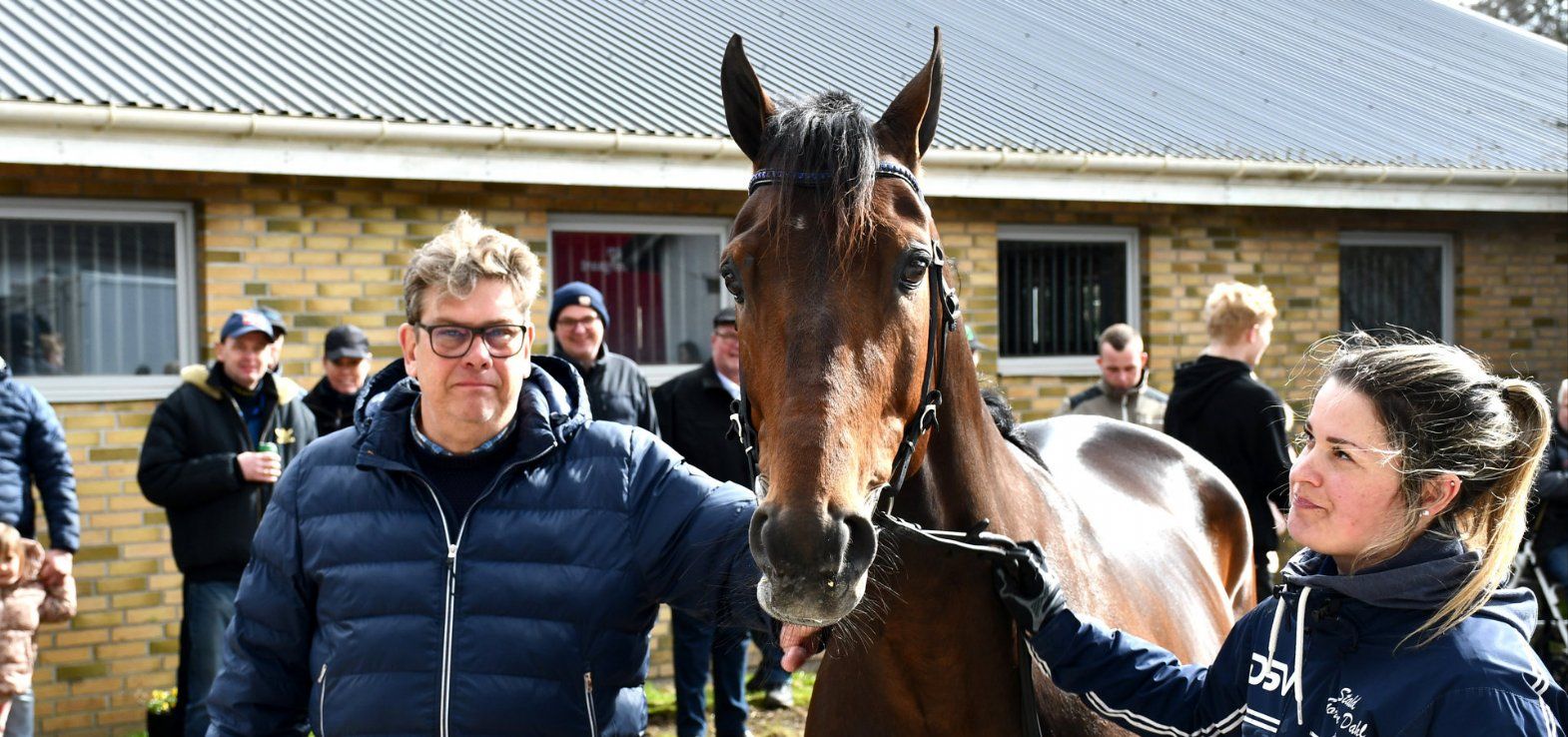 Keld Gregersen, Stutteri Disney, sammen med sin derbyvinder Dumbo.