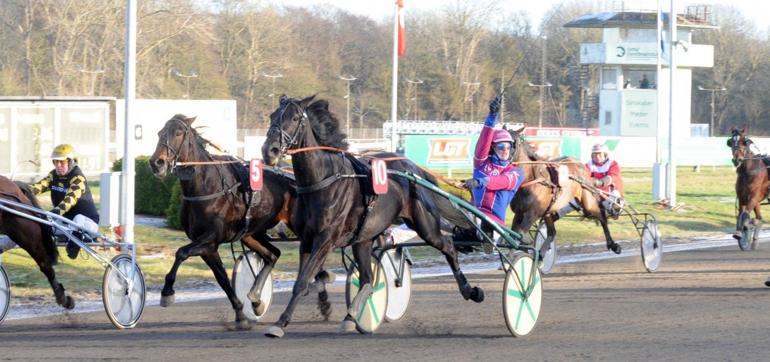 Ruben Kristensen vandt med Leonora By Hans og skaffede landschampionatet hjem til Aalborg-træner Jeppe Juel.