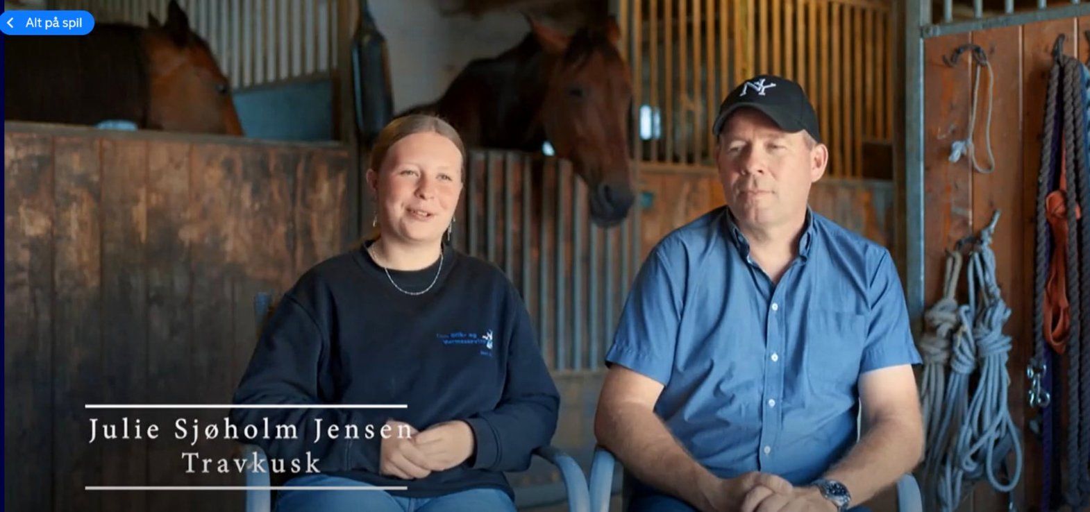 Julie & Martin Sjøholm Jensen er med i den nye serie på TV2 Bornholm 