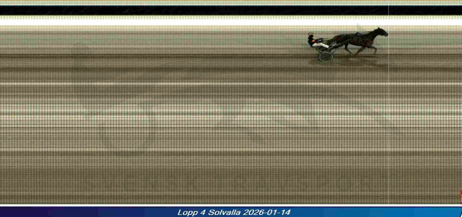 Den danskopdrættede Love You-søn Keep Loving You var bogstaveligt talt alene på målfotoet ved aftenens løb på Solvalla.