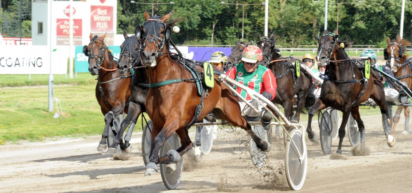 Frodo Cash og Steen Juul ved en tidligere sejr i Aarhus. Søndag er vinderen af Mesterskab for Danmark 2025 til start på hjemmebanen Lunden.