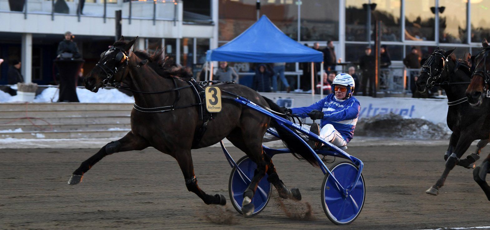 High On Pepper ved V85-sejren i lørdags med Jorma Kontio i sulkyen.