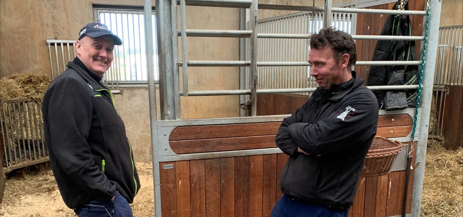 Aalborg-træner Gordon Dahl og Paul-Erik 