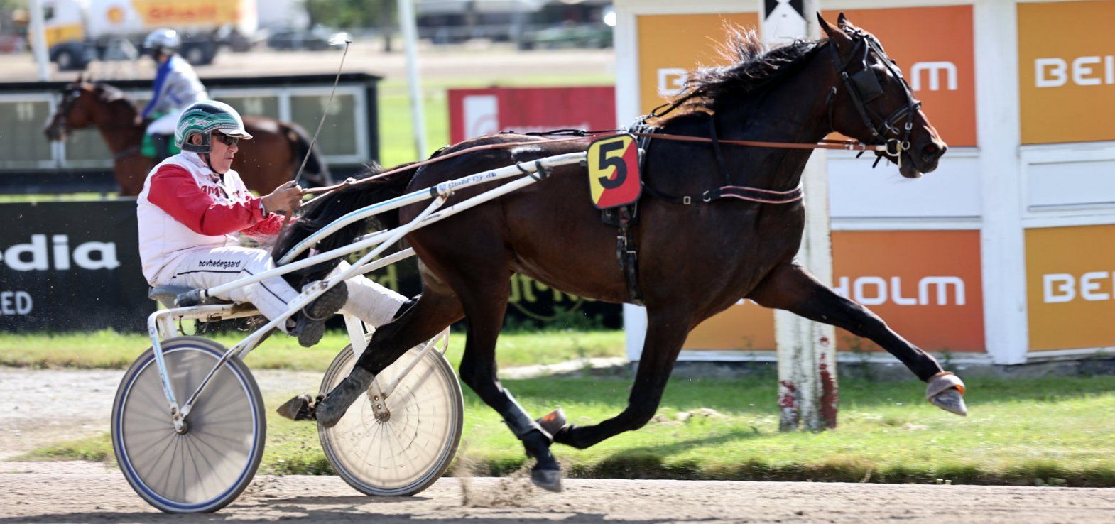 Kaj Jensen bag Kazios lillebror Maestro i prøveløbet sidste år.