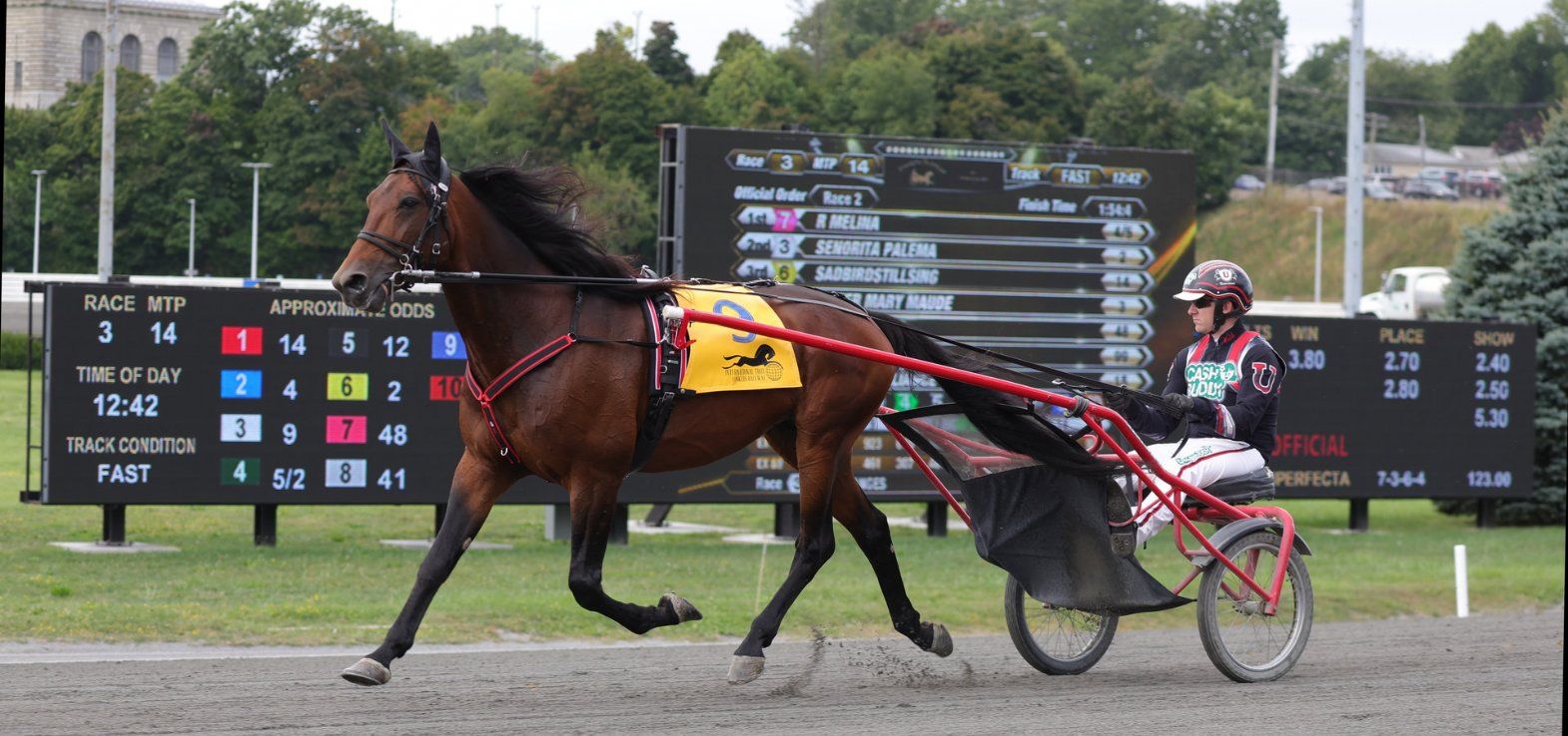 Get A Wish med sin daværende træner Johan Untersteiner forud for VM-løbet i 2024.