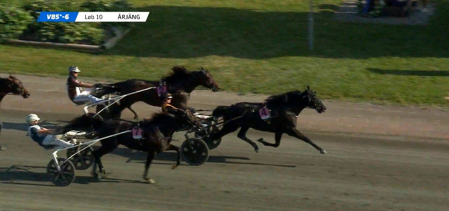 Gio Cash vinder med en længdes penge foran storoutsideren Xanthis Harley og medfavoritten Francesco Zet.