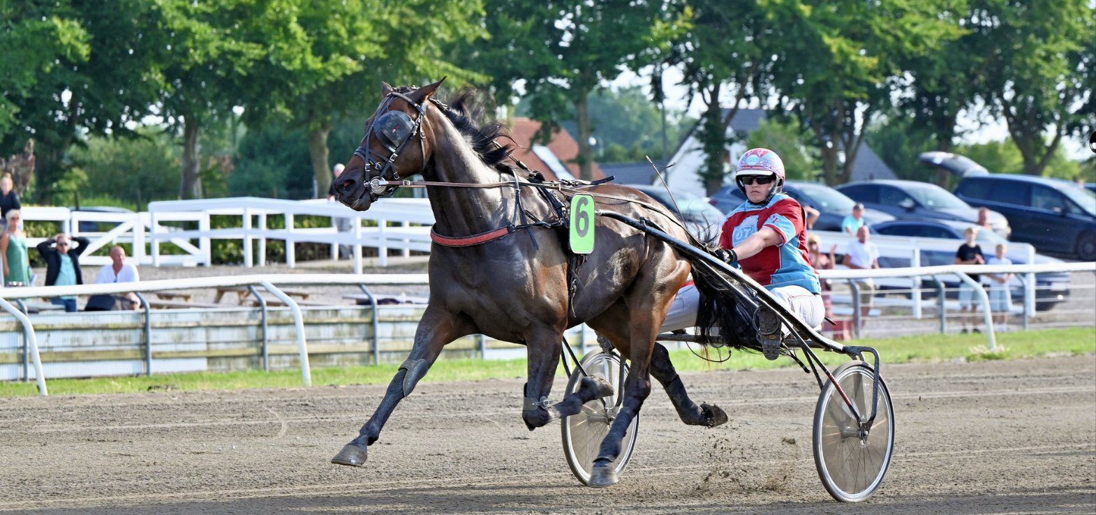 Dream Hastrup ved en tidligere sejr i Odense med Monica Fentz.