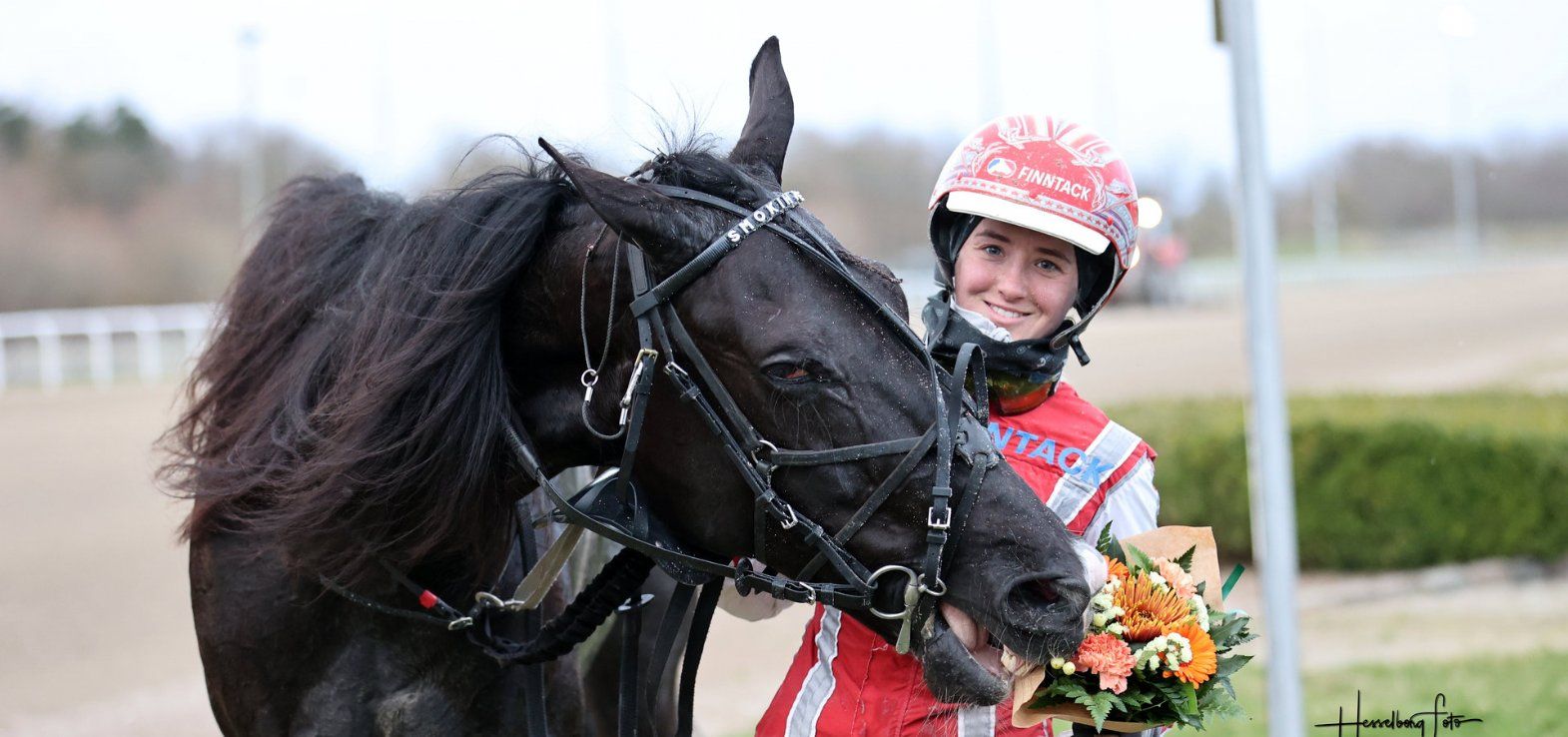 Smokin Joe og Michelle Mønster efter en tidligere sejr i Aalborg.