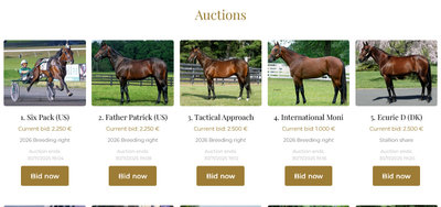 En del af udbuddet på søndagens auktion på Selected Sales.