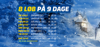 WINTER BURST - Otte V85-omgange på ni dage