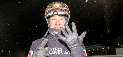 SVERIGE - Johan Untersteiner med forrygende start i den svenske kuskeliga