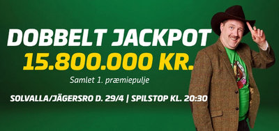V86 onsdag aften på Solvalla & Jägersro - Dobbeltjackpot på 15,8 mio. kr.