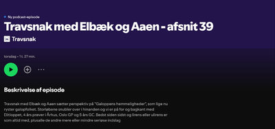 Podcast: Travsnak med Dyhrberg, Aaen og Elbæk - Afsnit 39