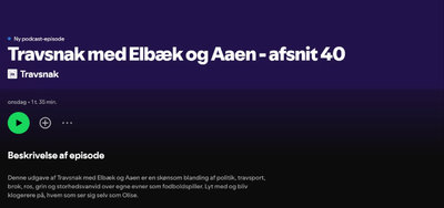 Podcast: Travsnak med Dyhrberg, Aaen og Elbæk - Afsnit 40