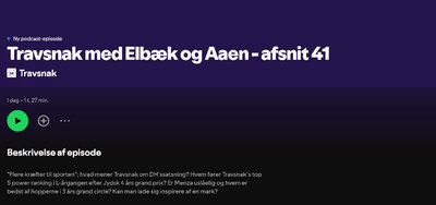 Podcast: Travsnak med Dyhrberg, Aaen og Elbæk - Afsnit 41