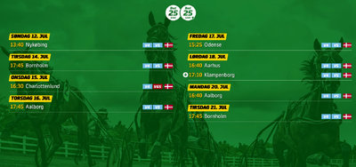 Bet25 Live sendeplan den kommende uge