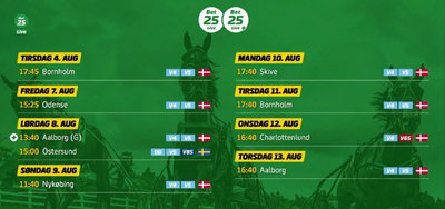 Bet25 Live sendeplan