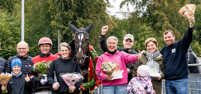 Patricia Bo ved en tidligere sejr på Bornholm.
