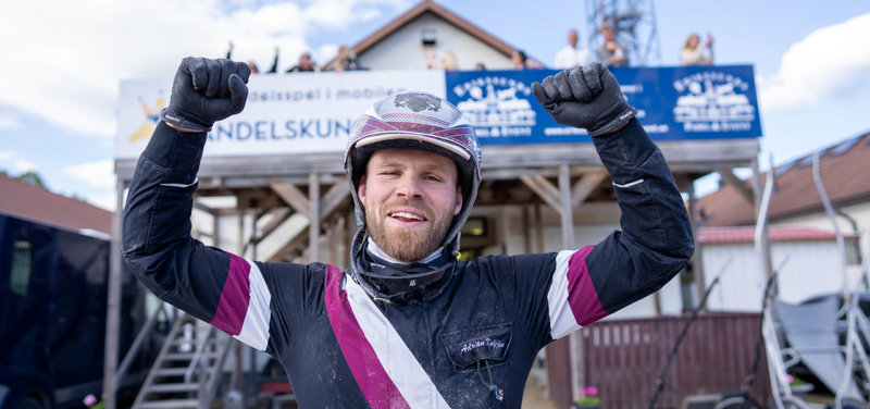 HALMSTAD: Kilimanjaro Face meldte sig ind i Hoppe Derby-varmen igen