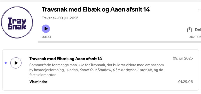 Podcast: Travsnak med Dyhrberg, Aaen og Elbæk