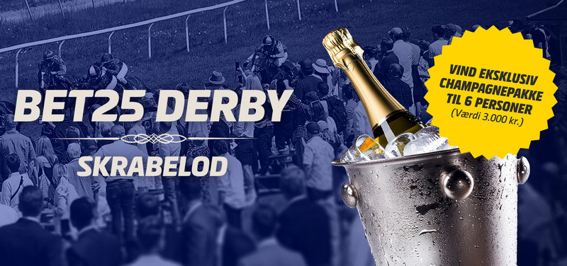 Bet25 - Vind eksklusiv Champagnepakke til Bet25 Derby!