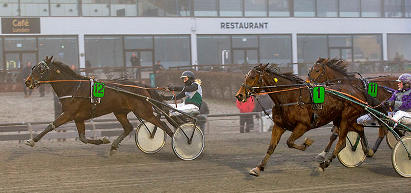 He Did It ved en tidligere sejr på Lunden med Miranda Nielsen i sulkyen.