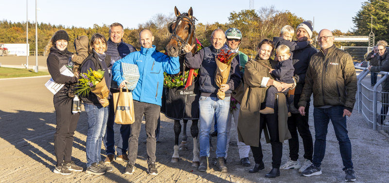 Kungfufighting vandt en stensikker sejr i Grand Circle på hjemmebanen i Skive.