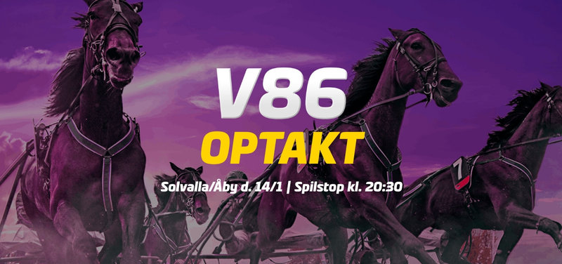 V86 onsdag 14. januar Solvalla & Åby - 8,4 millioner i V86-jackpot i aften