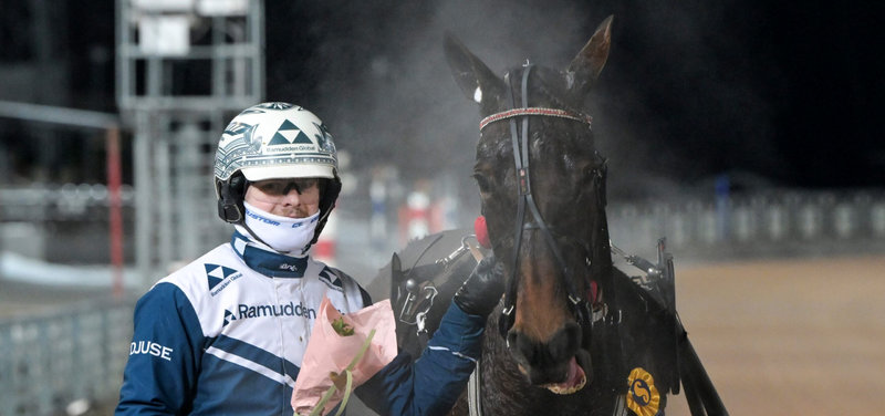 Magnus A. Djuse efter sejren i lørdags med Celiaz.