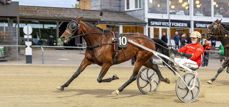 Farinelli Hastrup ved en tidligere sejr i Skive.