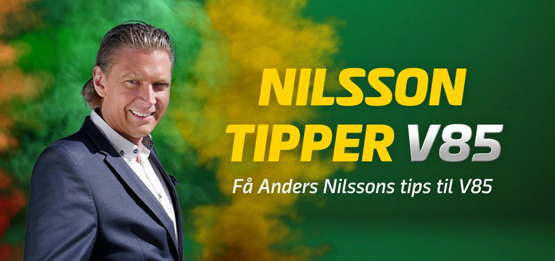 V85 Åby Travet lørdag 15. august - "Anders Nilsson tipper V85"