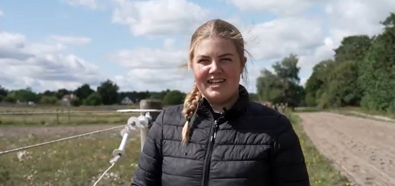 PORTRÆT af en rigtig hestepige - Cecilie Juul